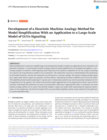 Development of a Heuristic Machine Analogy Method for Model Simplification With an Application to a Large‐Scale Model of Gi/Gs Signaling