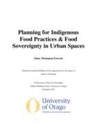 Planning for Indigenous Food Practices & Food Sovereignty in Urban Spaces