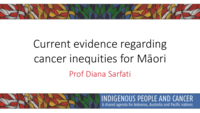 Current evidence regarding cancer inequities for Māori