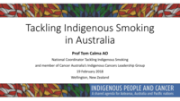 Tackling Indigenous smoking in Australia