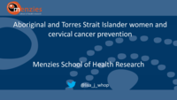Aboriginal and Torres Strait Islander women and cervical cancer prevention