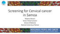 Screening for cervical cancer in Samoa