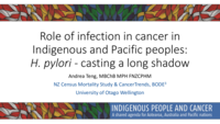 Role of infection in cancer in Indigenous and Pacific peoples: H. pylori - casting a long shadow