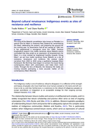 Beyond cultural renaissance: Indigenous events as sites of resistance and resilience
