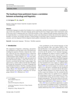 The Southeast Asian prehistoric house: a correlation between archaeology and linguistics