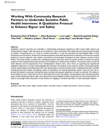 Working With Community Research Partners to Undertake Sensitive Public Health Interviews: A Qualitative Protocol to Enhance Rigour and Safety
