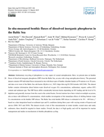 In situ-measured benthic fluxes of dissolved inorganic phosphorus in the Baltic Sea