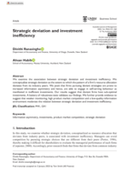 Strategic deviation and investment inefficiency