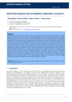 Infectious disease and asymmetric industrial volatility