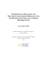 Experiences of diagnosis and treatment for Complex Regional Pain Syndrome in New Zealand: A mixed methods study