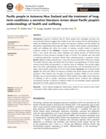 Pacific people in Aotearoa New Zealand and the treatment of long-term conditions: a narrative literature review about Pacific people’s understandings of health and wellbeing