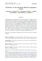 Introduction – In Our Own Words: Histories in Languages of Oceania