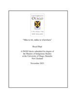 Advancing Māori (Indigenous) Health in Contemporary Aotearoa