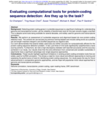 Evaluating computational tools for protein-coding sequence detection: Are they up to the task?