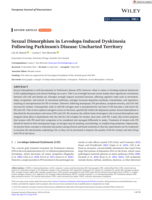 Sexual Dimorphism in Levodopa‐Induced Dyskinesia Following Parkinson's Disease: Uncharted Territory