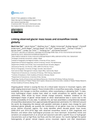 Linking observed glacier mass losses and streamflow trends globally
