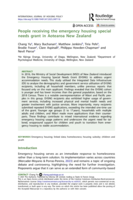 People receiving the emergency housing special needs grant in Aotearoa New Zealand