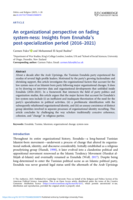 An organizational perspective on fading system-ness: Insights from Ennahda’s post-specialization period (2016–2021)