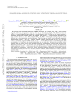 Idealized Global Models of Accretion Disks with Strong Toroidal Magnetic Fields