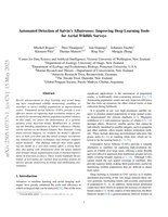 Automated Detection of Salvin's Albatrosses: Improving Deep Learning Tools for Aerial Wildlife Surveys