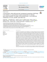 A group-based, online-delivered Pain Management programme (iSelf-help) is not inferior to a group-based, in-person programme in reducing pain-related disability for people with persistent pain: a non-inferiority randomised, two-arm, parallel, open-label trial