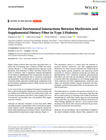 Potential Detrimental Interactions Between Metformin and Supplemental Dietary Fiber in Type 2 Diabetes