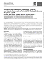 A Pituitary Macroadenoma Cosecreting Prolactin and Growth Hormone in a Patient With Multiple Endocrine Neoplasia Type 4