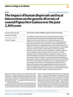 The impact of human dispersals and local interactions on the genetic diversity of coastal Papua New Guinea over the past 2,500 years