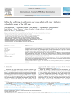 Lifting the wellbeing of adolescents and young adults with type 1 diabetes: A feasibility study of the LIFT app