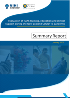 Evaluation of IMAC training, education and clinical support during the New Zealand COVID-19 pandemic: Summary Report