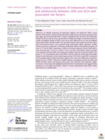 Body Mass Index-z score trajectories of Indonesian children and adolescents between 1993-2014 and associated risk factors