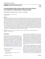 Unravelling hidden battles: Genetic insights into parasite diversity and competition in mottled triplefin (Forsterygion capito)