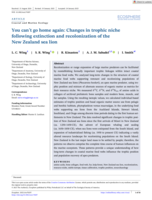 You can't go home again: Changes in trophic niche following extinction and recolonization of the New Zealand sea lion