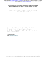 Subcutaneous injections of penicillin (SCIP): Convenient and effective treatment for Māori, Pacific Peoples and their whānau in preventing rheumatic heart disease