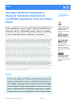 Pharmacoeconomic inequalities in access to antifibrotic treatment for interstitial lung disease in the Asia-Pacific region