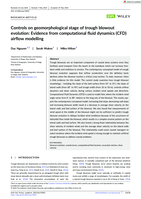 Controls on geomorphological stage of trough blowout evolution: Evidence from computational fluid dynamics (CFD) airflow modelling