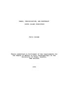 Panau, periodisation, and Northeast South Island prehistory