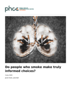 Do people who smoke make truly informed choices?