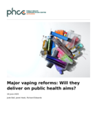 Major vaping reforms: Will they deliver on public health aims?