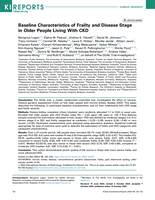 Baseline Characteristics of Frailty and Disease Stage in Older People Living With CKD