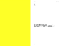 Can the Cozy be Critical?