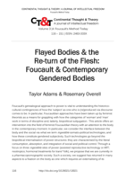 Flayed Bodies & the Re-turn of the Flesh: Foucault & Contemporary Gendered Bodies