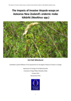 The impacts of invasive Vespula wasps on Aotearoa New Zealand’s endemic moko kākāriki (Naultinus spp.)