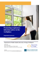 Promoting respiratory infection safety in the workplace: Department protocol
