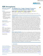 Precipitation Over Complex Mountain Terrain in a Convection‐Permitting Regional Climate Model