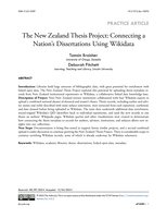 The New Zealand Thesis Project: Connecting a Nation's Dissertations Using Wikidata