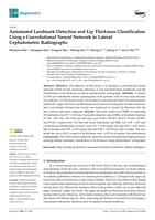 Automated Landmark Detection and Lip Thickness Classification Using a Convolutional Neural Network in Lateral Cephalometric Radiographs