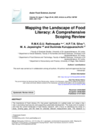 Mapping the Landscape of Food Literacy: A Comprehensive Scoping Review