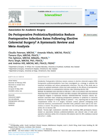 Do Perioperative Probiotics/Synbiotics Reduce Postoperative Infection Rates Following Elective Colorectal Surgery? A Systematic Review and Meta-Analysis