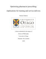 Optimising pharmacist prescribing: implications for training and service delivery